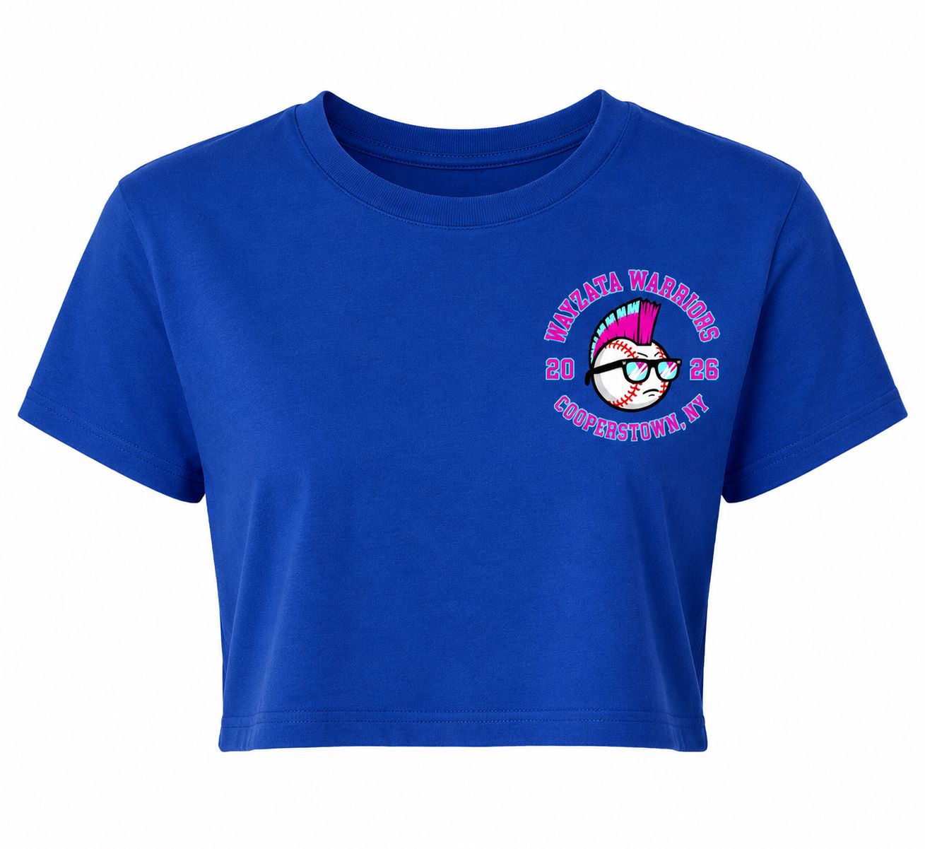 Youth Neon logo T-shirt cropped fit